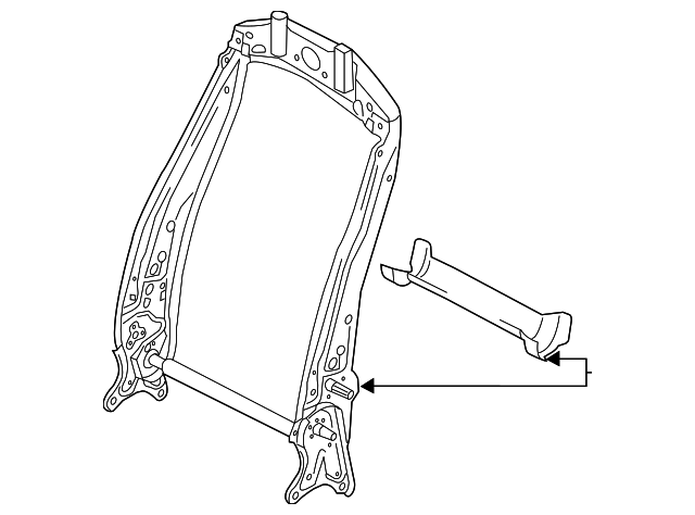 Seat Back Frame 3AA-881-515-A
