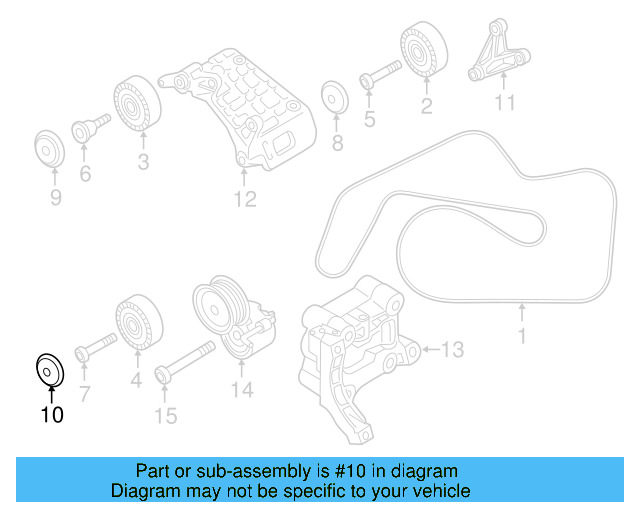 Idler Pulley Dust Cap 059-903-310-B - View 18