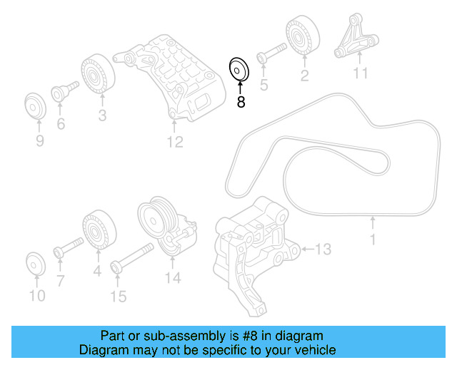 Idler Pulley Dust Cap 059-903-310-B - View 16