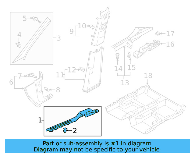 Scuff Plate 5NN-853-370-R-ESN - View 3