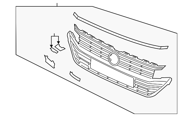 Grille Assembly 3G8-853-651-AA-ZLL