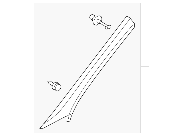 Windshield Pillar Trim 5NN-867-234-A-82V