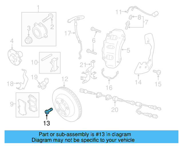 Rotor Bolt N-910-282-02 - View 8