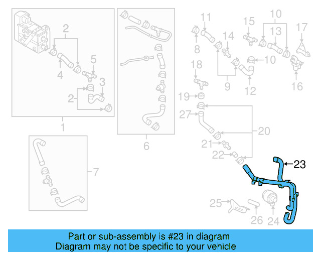 Hose 5QE-819-362-BR - View 7