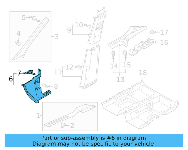 Kick Panel Trim 5NN-863-483-RM5