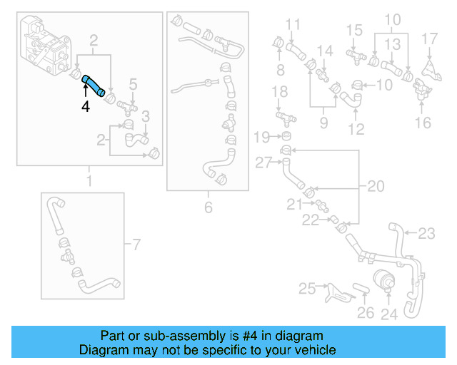Hose 5QE-819-362-BR - View 5