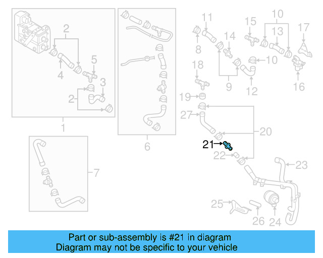 Connector Hose Joint 12E-121-140-A