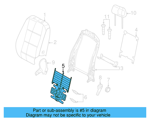 Lumbar Support 5N0-881-880-H - View 4