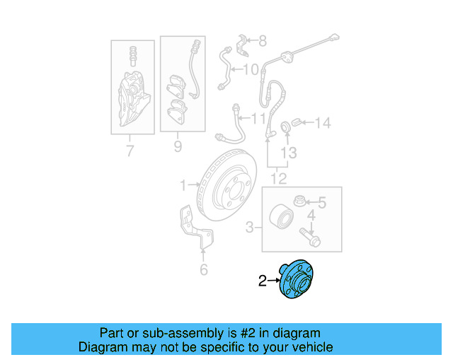 Hub 4A0-407-615-G - View 15