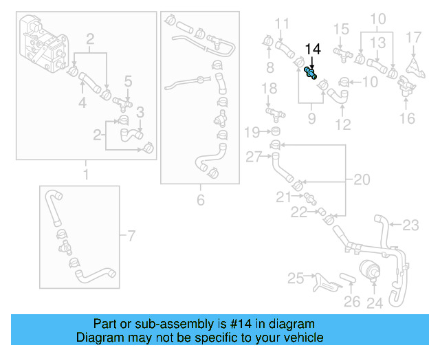 Connector Hose Joint 12E-121-140-A - View 5
