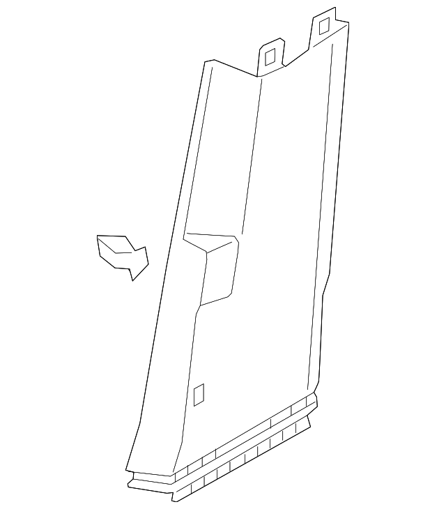 Lower Center Pillar Trim 5NN-867-291-82V