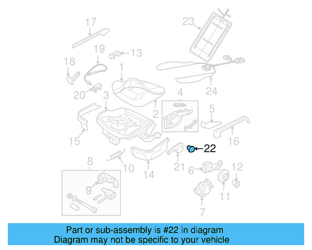 Adjust Lever Cap 1J0-881-171-C-B41