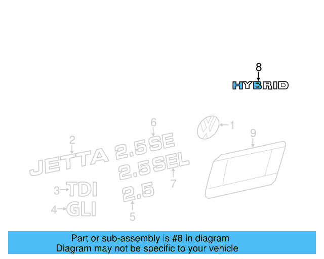 Nameplate 5C6-853-675-AQ-LIP - View 3