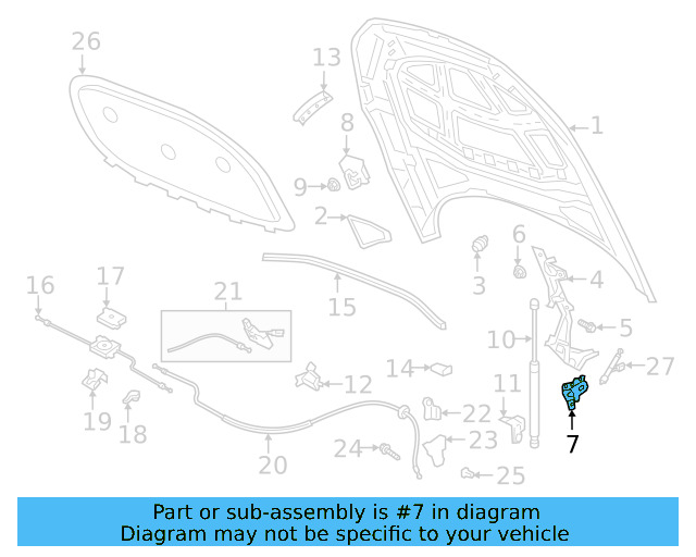 Hinge Support 3G8-823-196-A - View 3