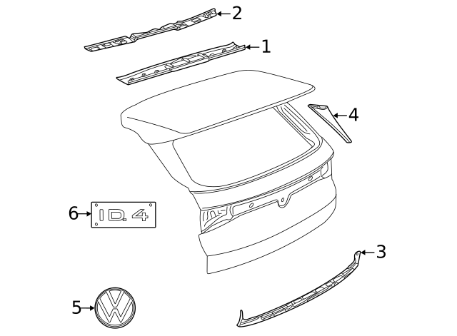 Upper Trim Mount Plate 11K-827-699-A