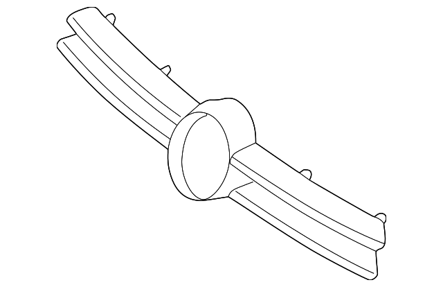 Grille Molding (Unpainted) 1j5853653cgru