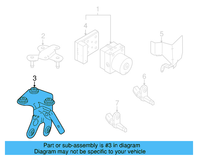 Mount Bracket 1K1-614-235-B - View 11