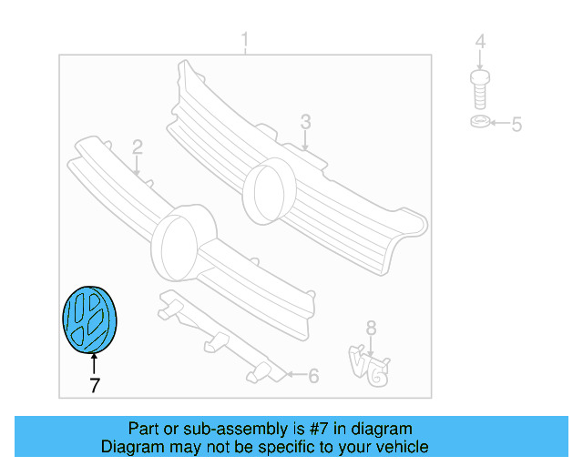 Nameplate 1J5-853-679-E-JGS - View 3