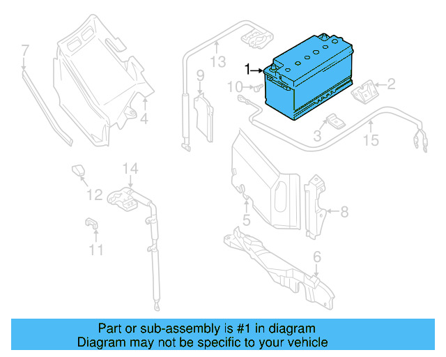 Battery 191-915-105-AB-DSP - View 6