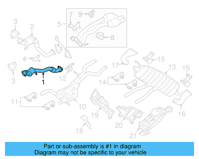 Catalytic Converter 7L6-254-350-FX