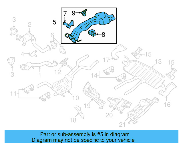 Exhaust Pipe 7L6-254-301-MX - View 2