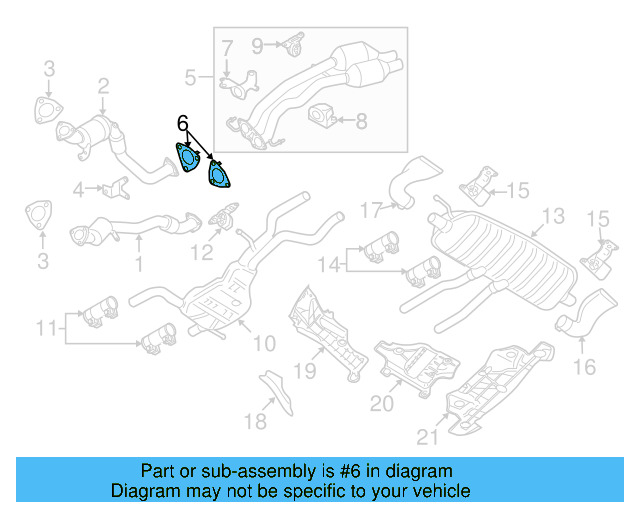 Converter & Pipe Gasket 7L6-253-115-F - View 4