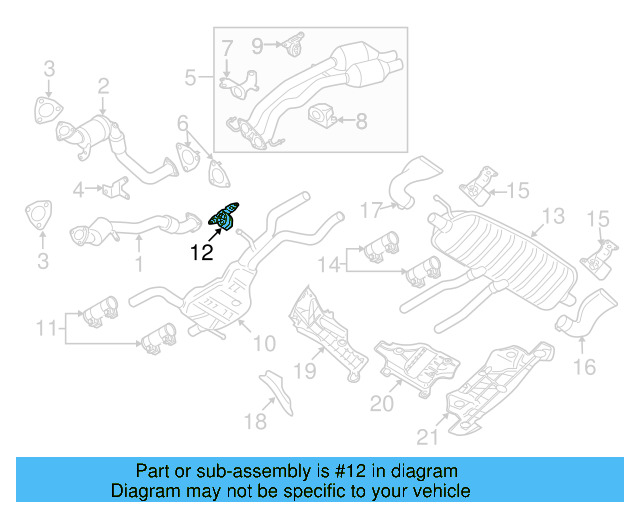 Muffler & Pipe Clamp 1K0-253-141-M - View 91
