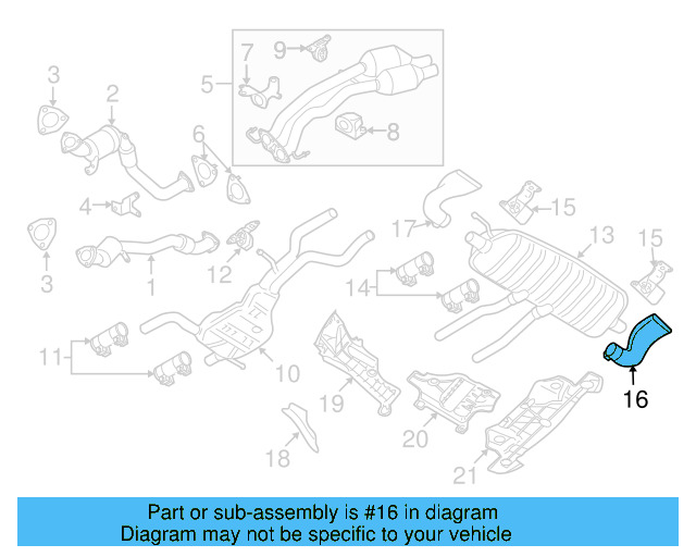 Muffler & Pipe Clamp 1K0-253-141-M - View 90