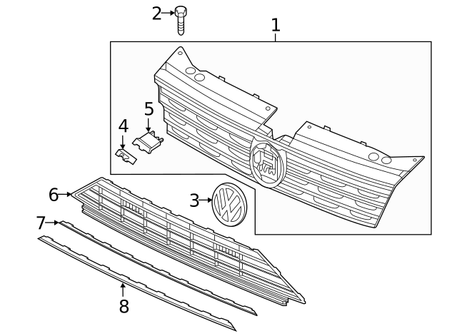 Nameplate 5K0-853-688-A-FXC - View 19