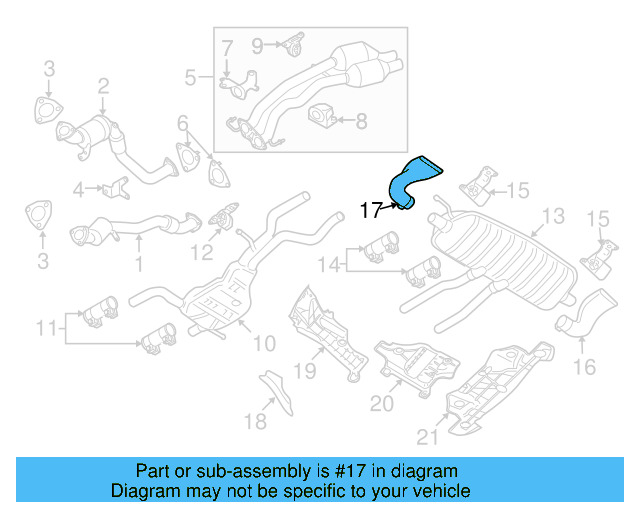 Rear Muffler Bracket 7L0-253-144-E - View 3