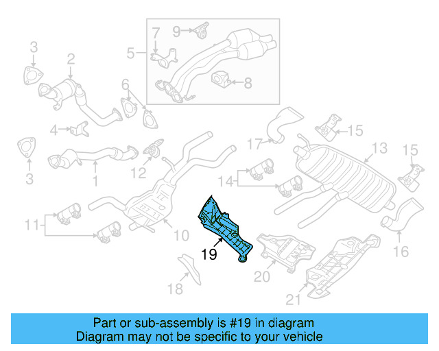 Heat Shield 7L0-825-662-C - View 7