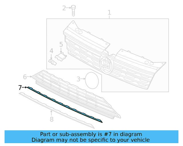 Center Molding 5NN-853-101-A-2ZZ - View 3