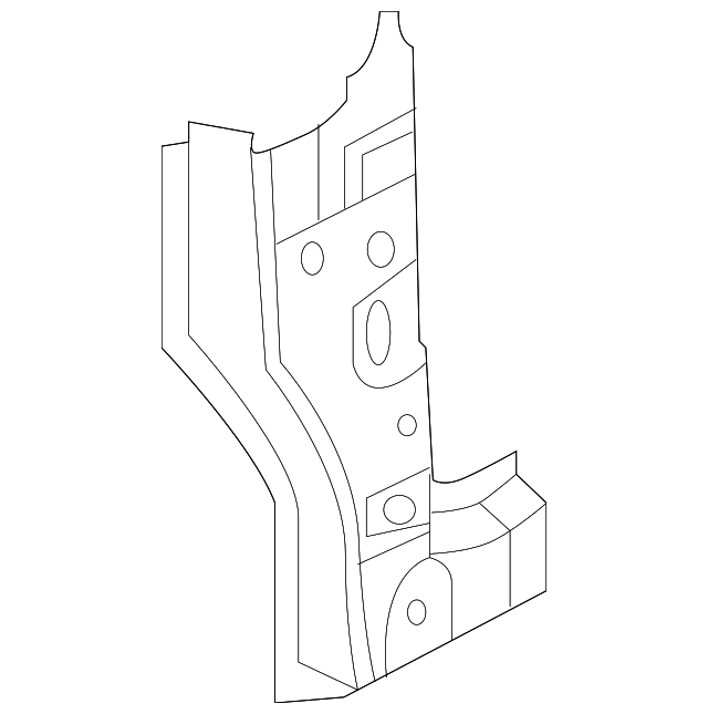 Hinge Pillar Reinforced 5NN-809-204-A