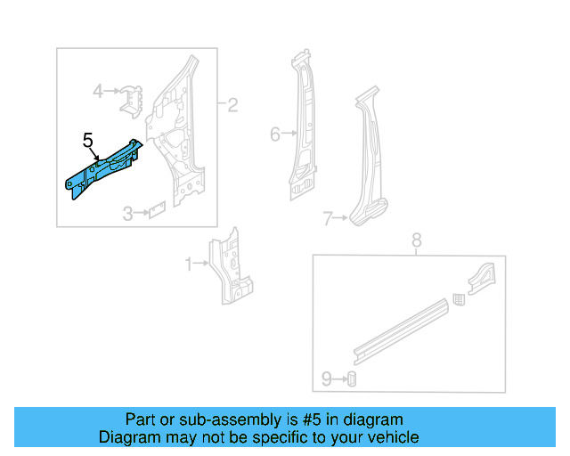 Apron Reinforced 5NN-809-197 - View 3