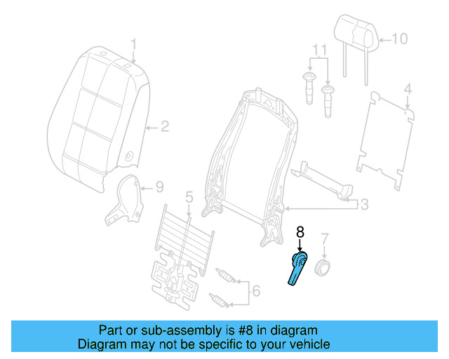 Adjust Lever 5N0-881-236-D-82V - View 4