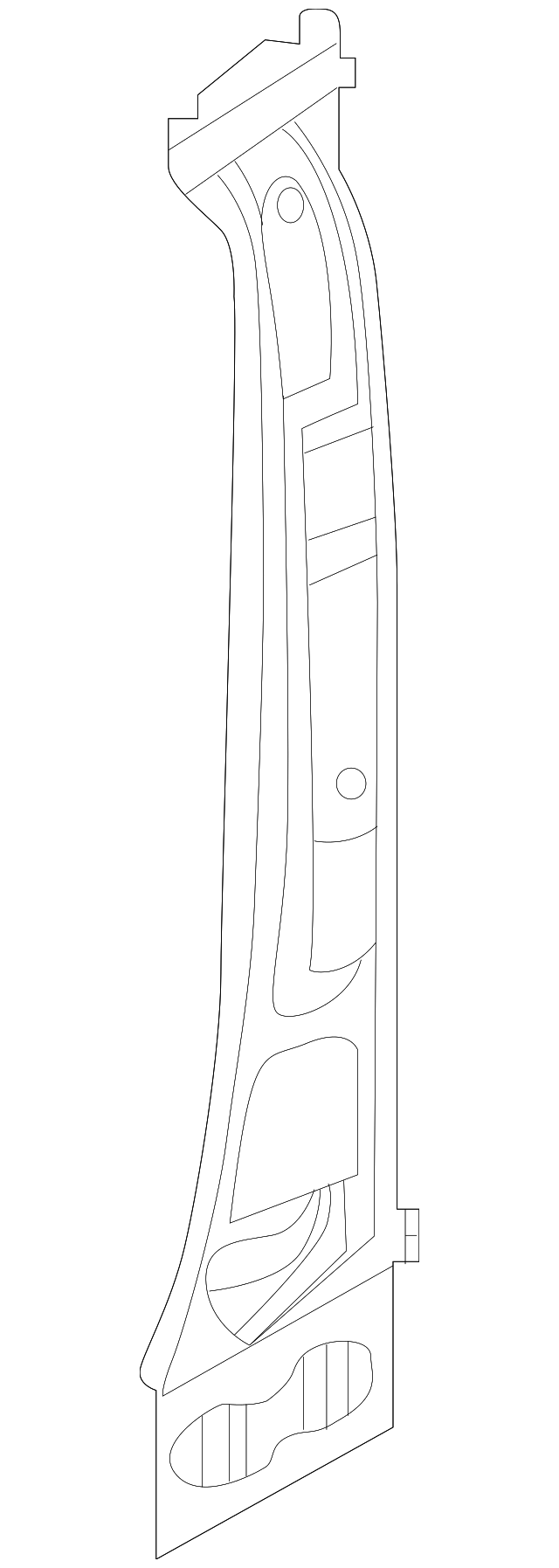 Inner Center Pillar 5NL-809-444-D