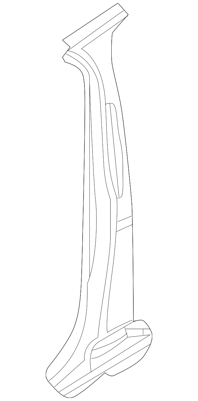 Center Pillar Reinforced 5NN-809-219-B - View 4