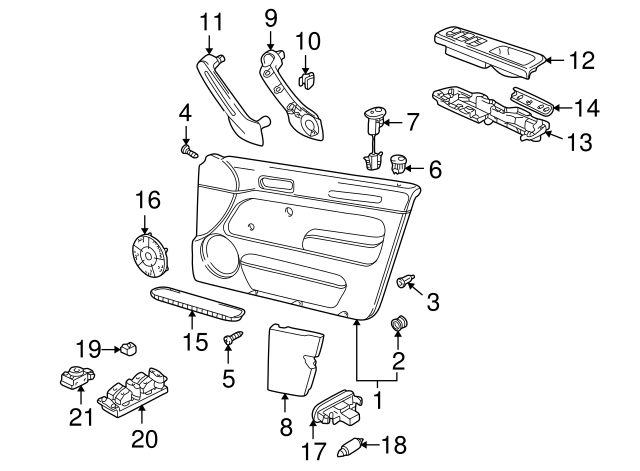 Door Trim Panel Screw N-908-298-03 - View 24