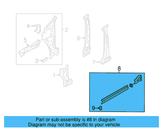 Rocker Reinforced 5NN-809-377-B