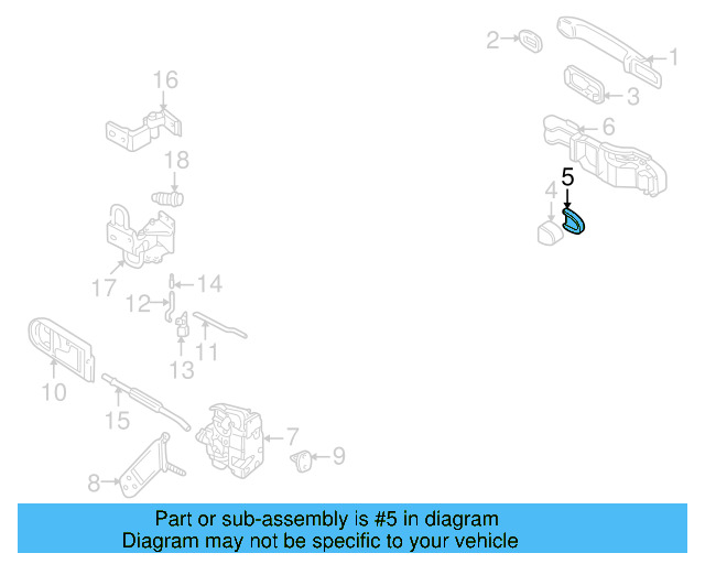 Handle, Outside Cap (Unpainted) 3b4839879agru - View 29