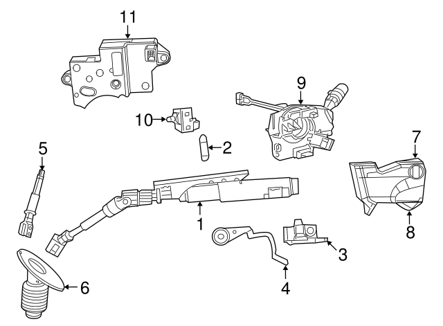 Column Assembly Spring 7B0-419-553