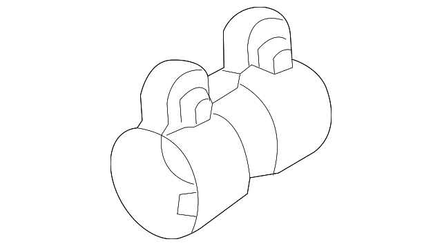 Rear Muffler Clamp 1K0-253-141-G - View 3