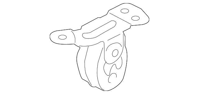 Rear Muffler Bracket 7P0-253-144 - View 9