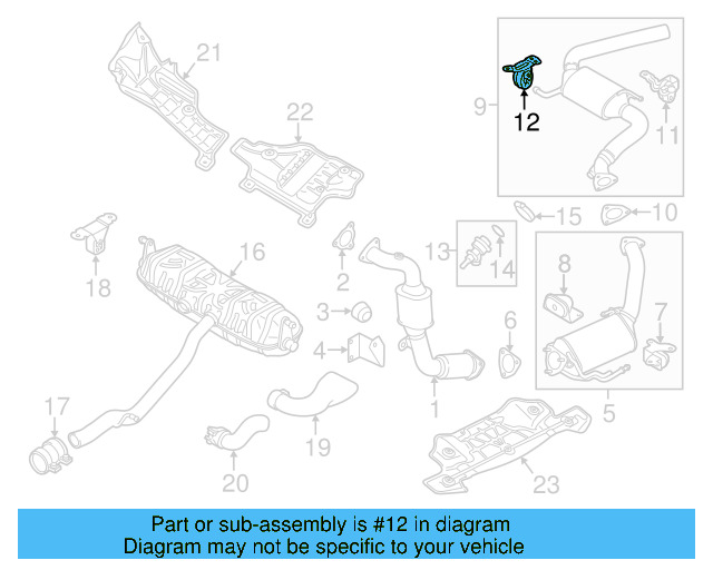 Muffler & Pipe Rear Bracket 7P6-253-144