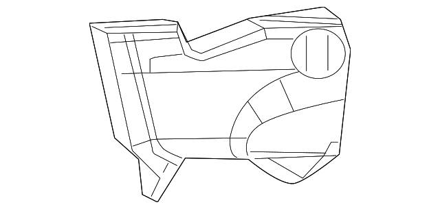 Upper Shroud 7B0-953-515-DX9 - View 2