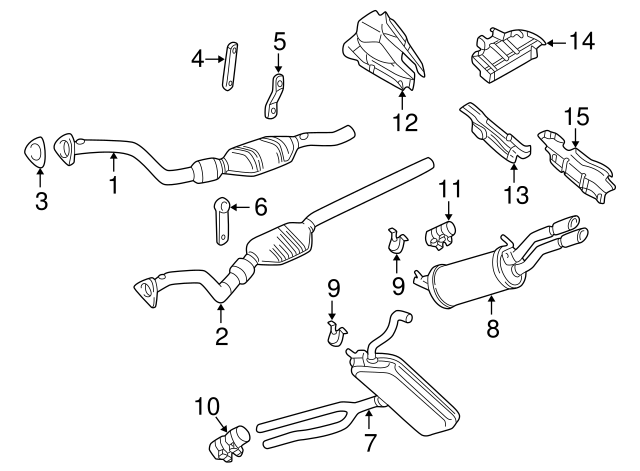 Converter & Pipe Gasket 8D0-253-115-C - View 13