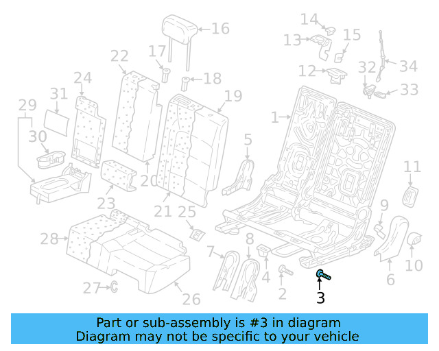 Seat Frame Bolt N-912-323-02 - View 7