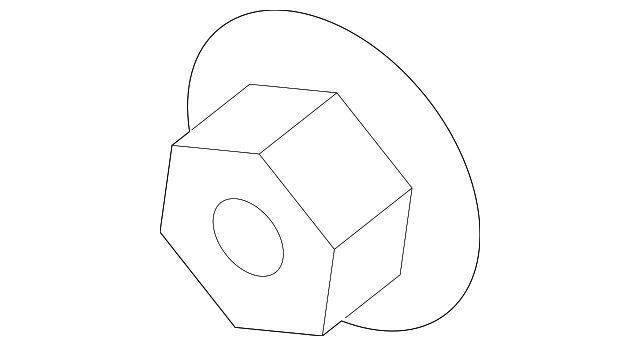 Striker Nut WHT-001-308 - View 2