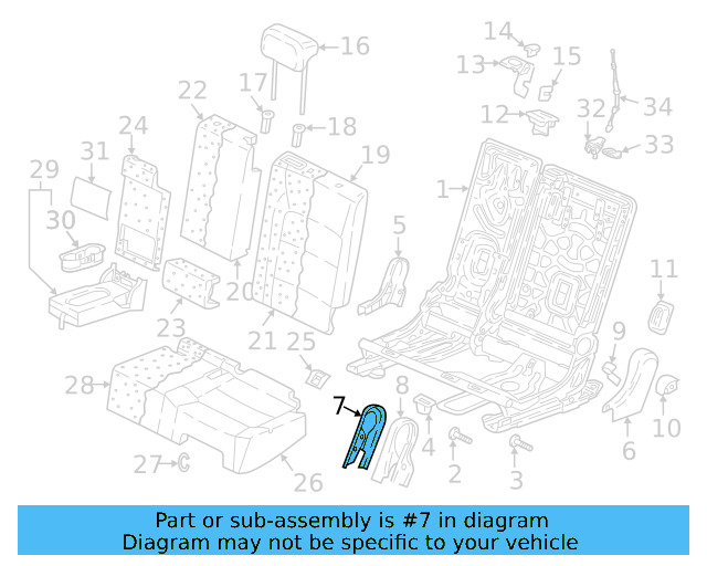 Headrest 5NN-885-901-D-ICE - View 3