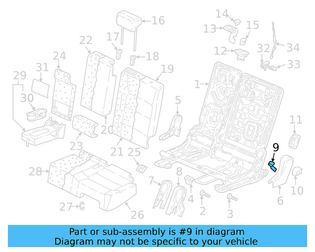 Headrest Guide 5TA-883-920-A-82V - View 12